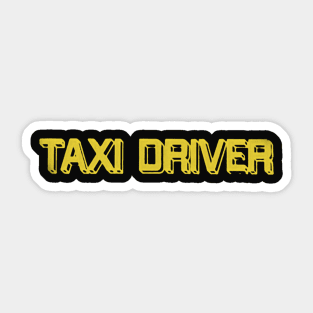 Taxi Driver logo Sticker